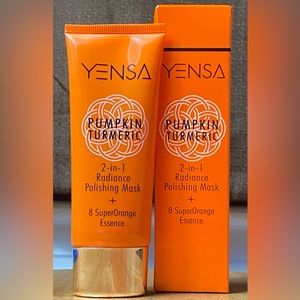 Yensa pumpkin turmeric 2 in 1 radiance polishing mask. New.